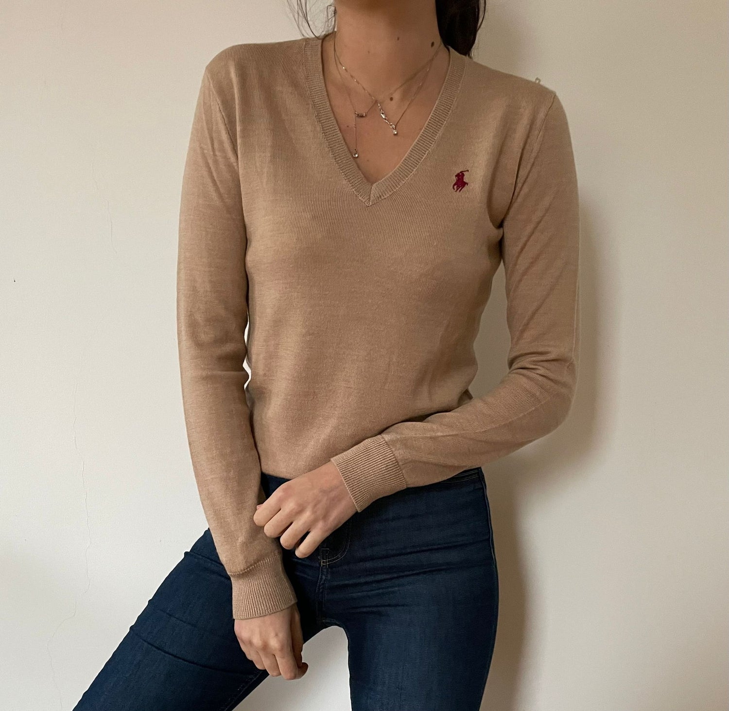 75 Ralph Lauren Tan Sweater