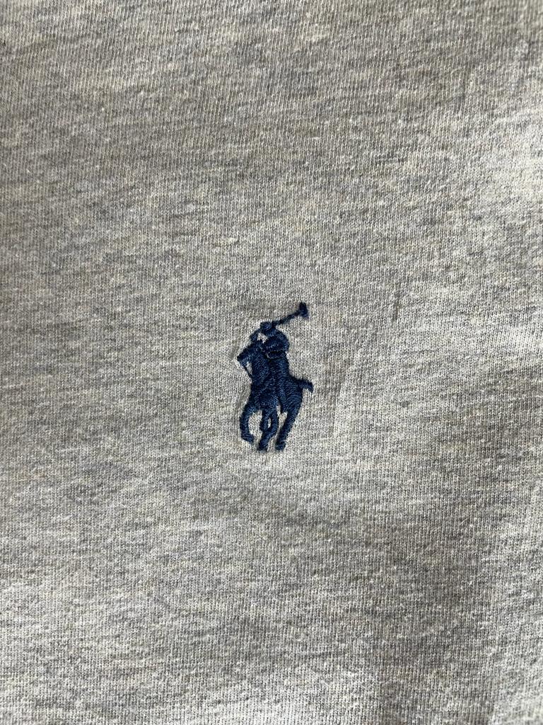 09 Ralph Lauren Grey Long Sleeve Tee