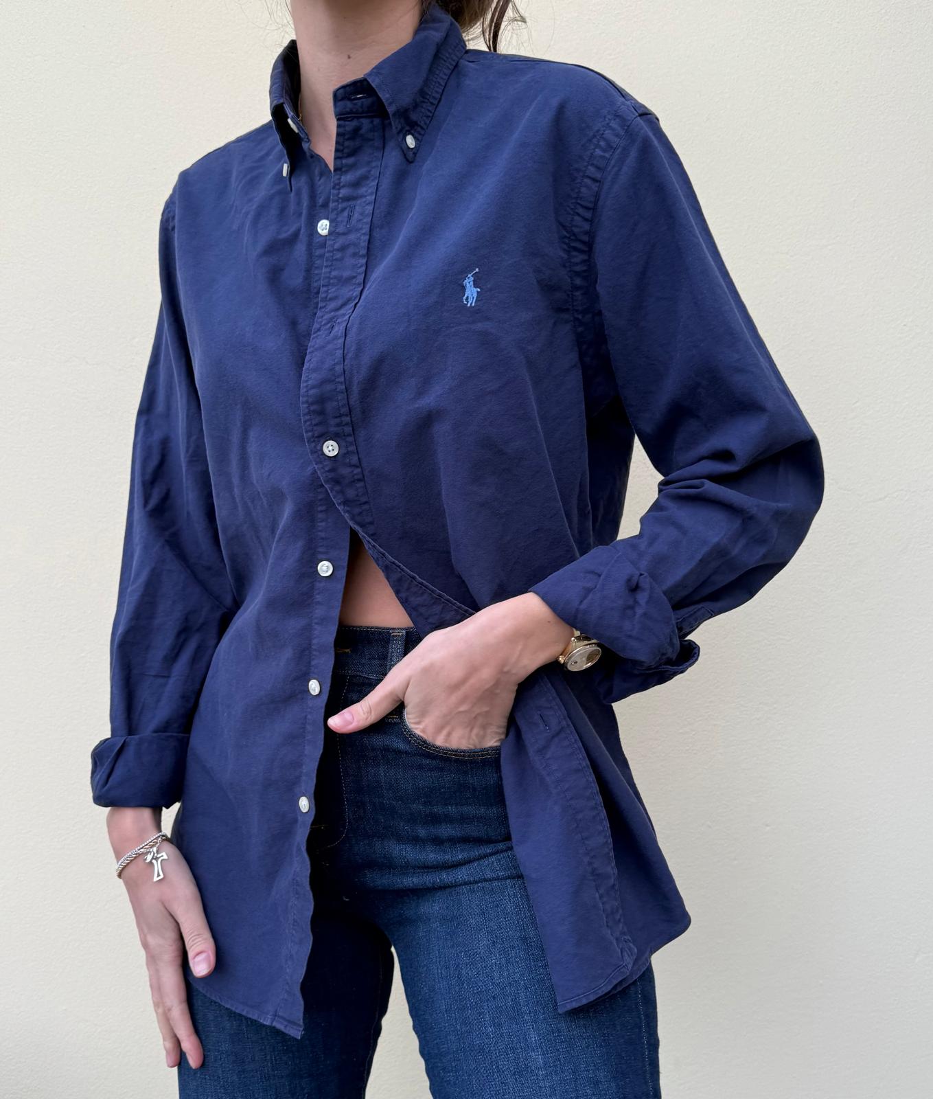 Ralph Lauren Navy Button Down