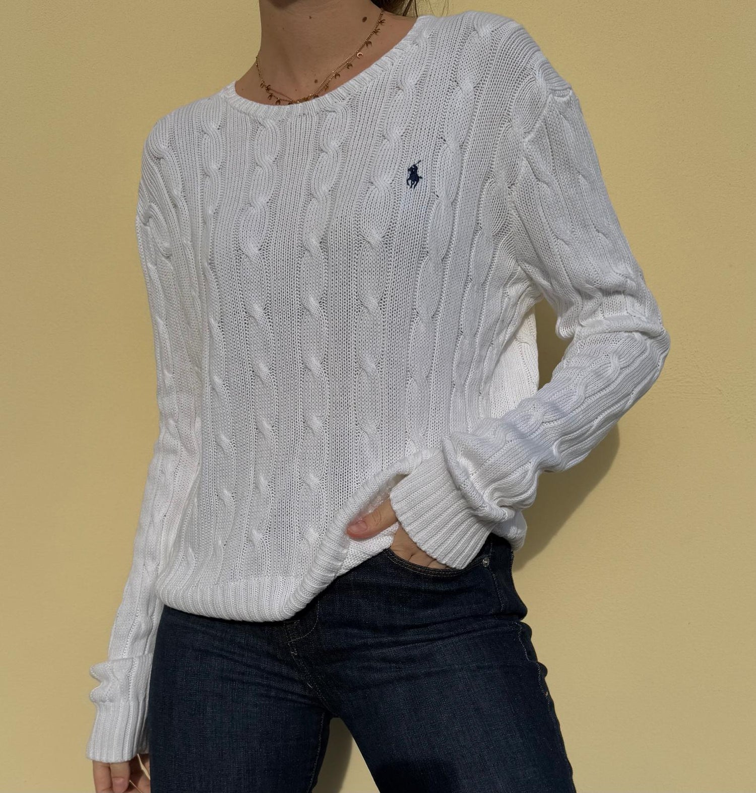 Ralph Lauren White Sweater