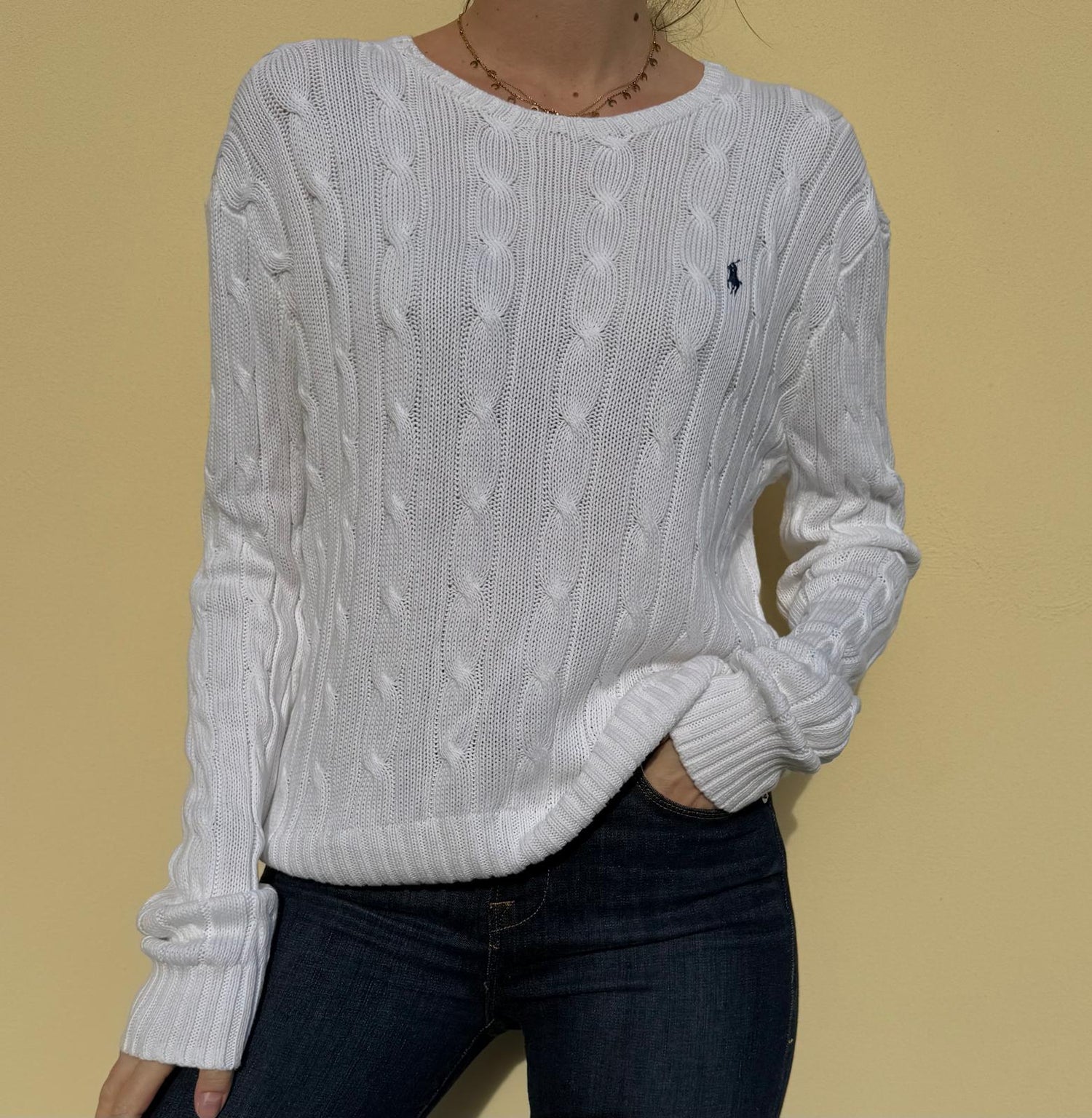 Ralph Lauren White Sweater