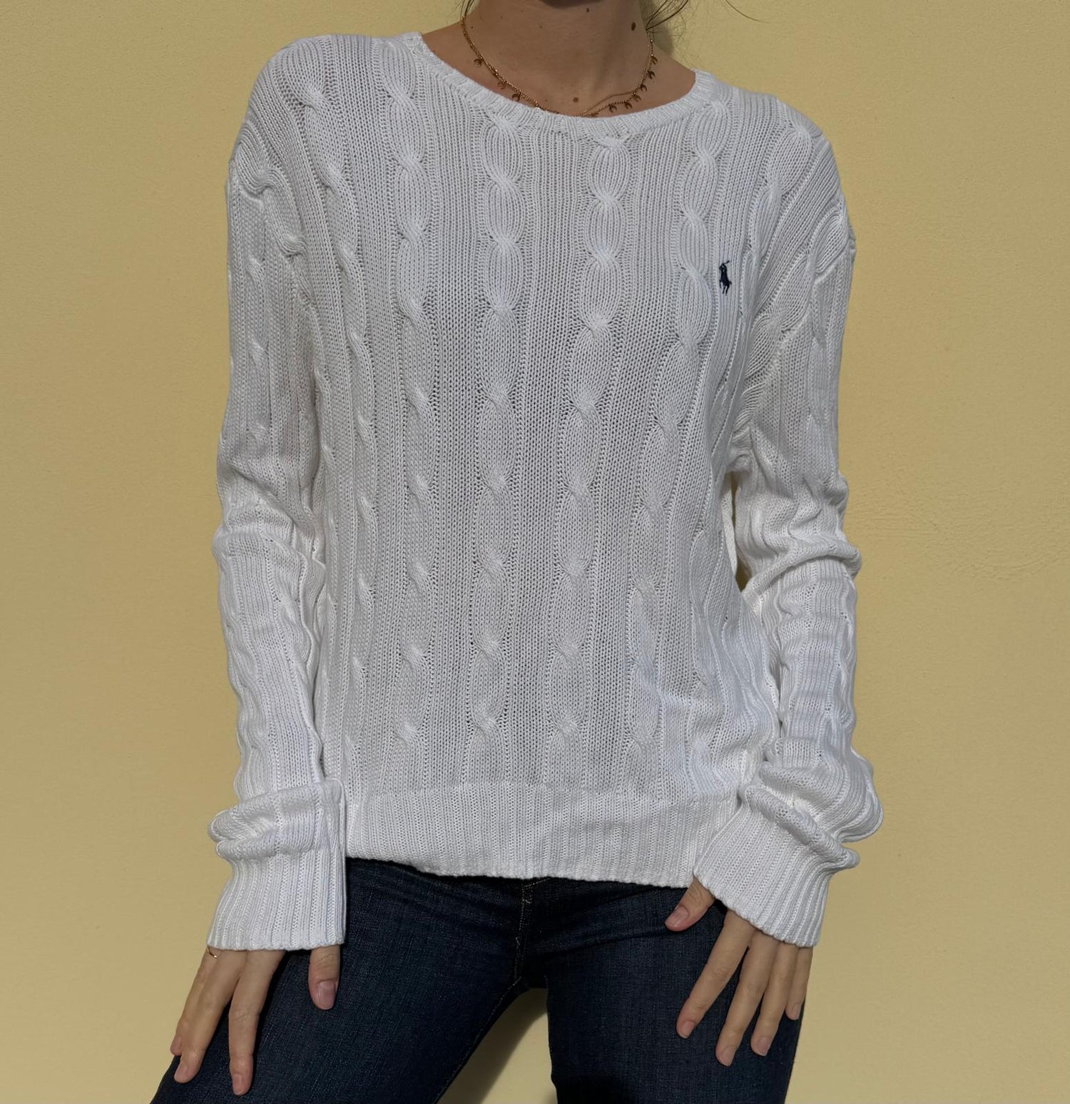 Ralph Lauren White Sweater