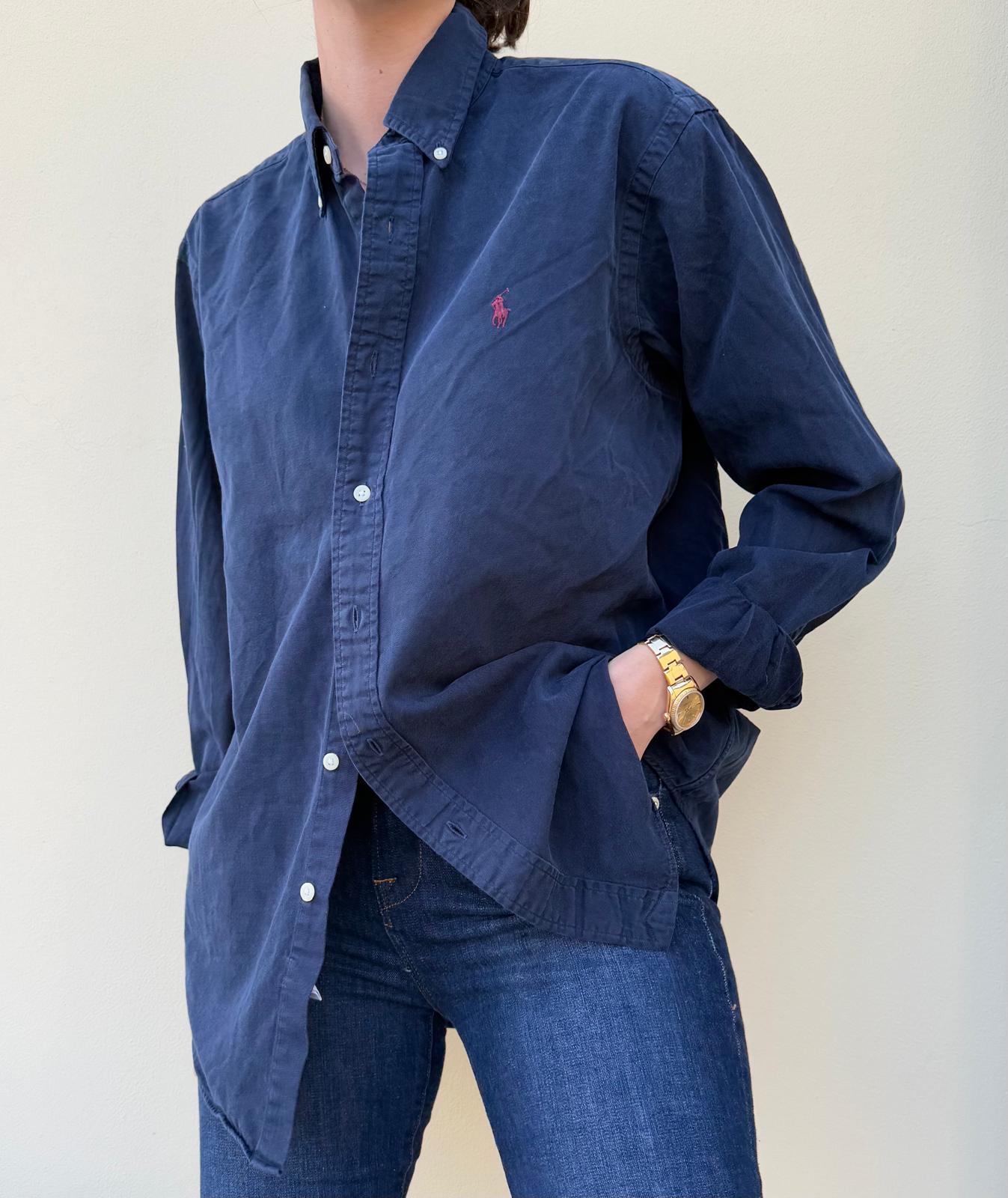 Ralph Lauren Navy Button Down