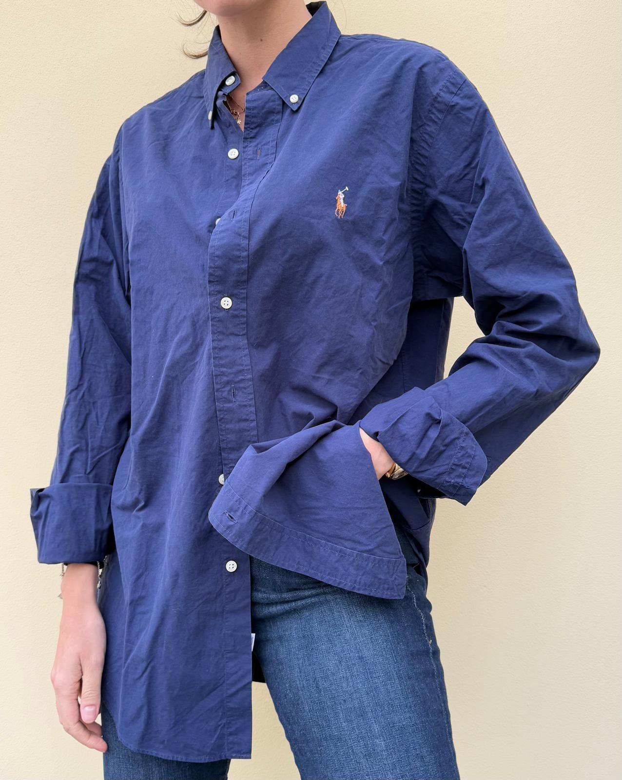 Ralph Lauren Navy Button Down