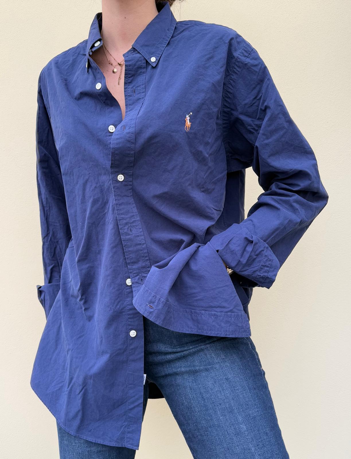 Ralph Lauren Navy Button Down