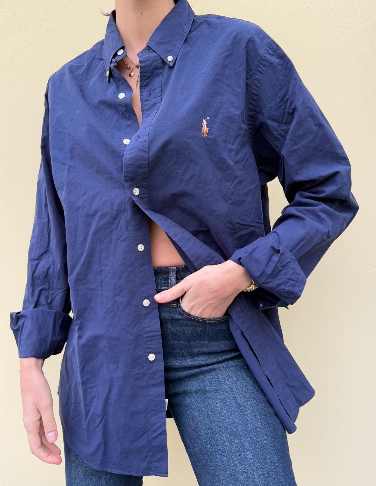 Ralph Lauren Navy Button Down