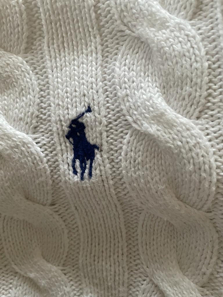 86 Ralph Lauren White Sweater