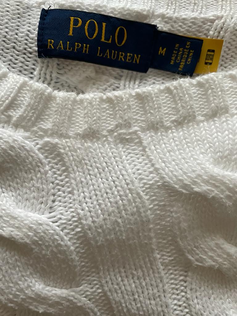 86 Ralph Lauren White Sweater