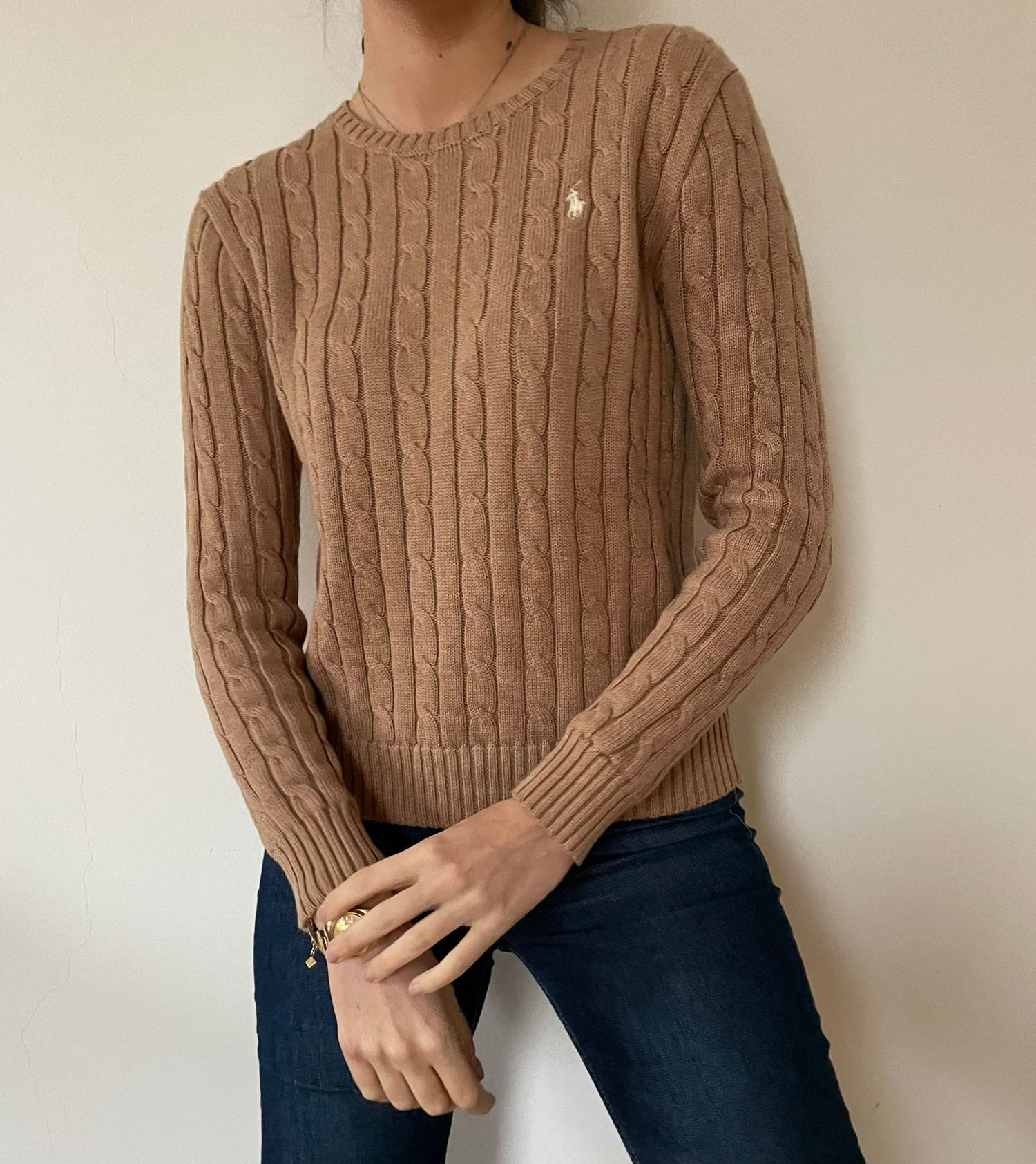 87 Ralph Lauren Tan Sweater