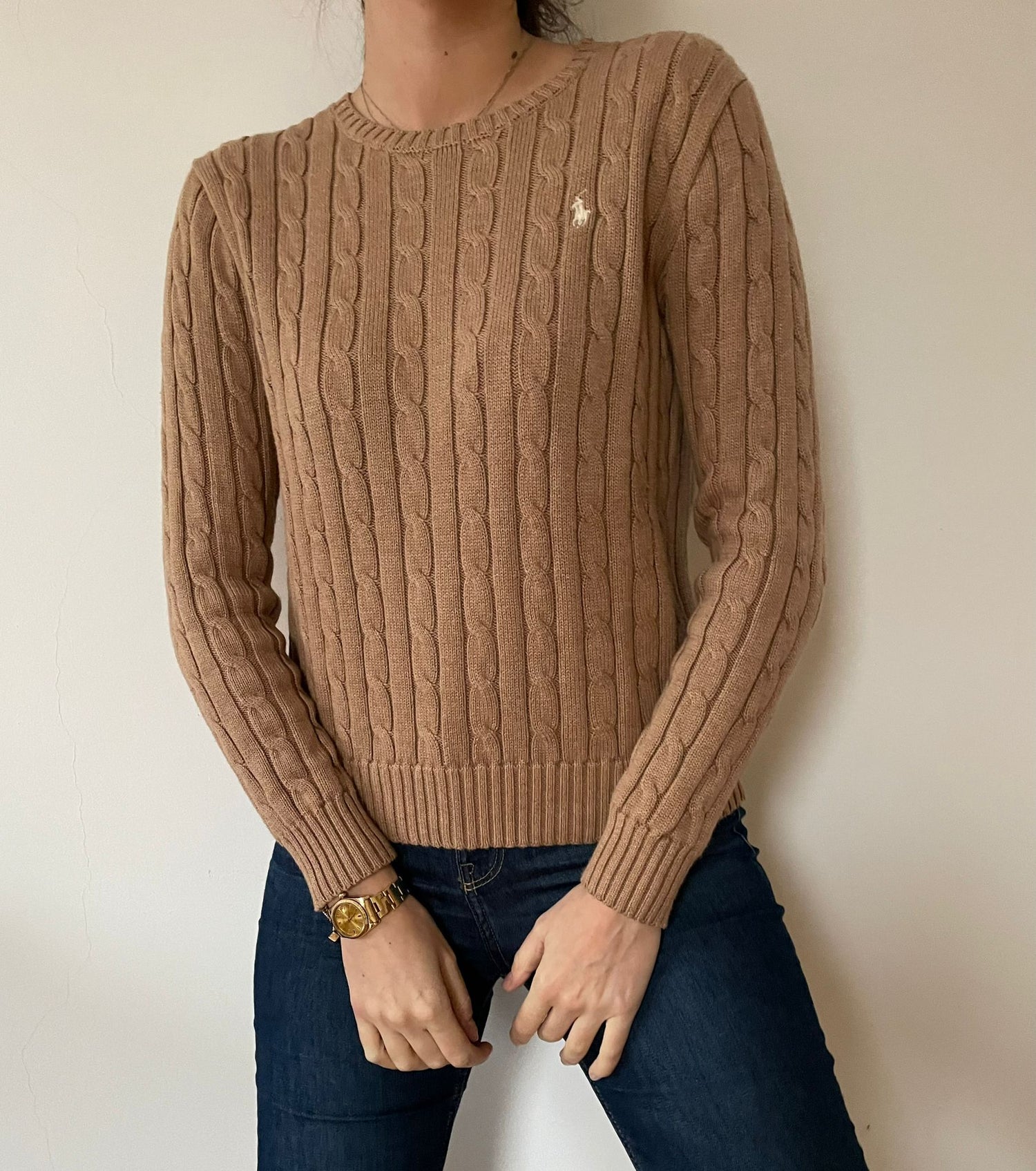 87 Ralph Lauren Tan Sweater