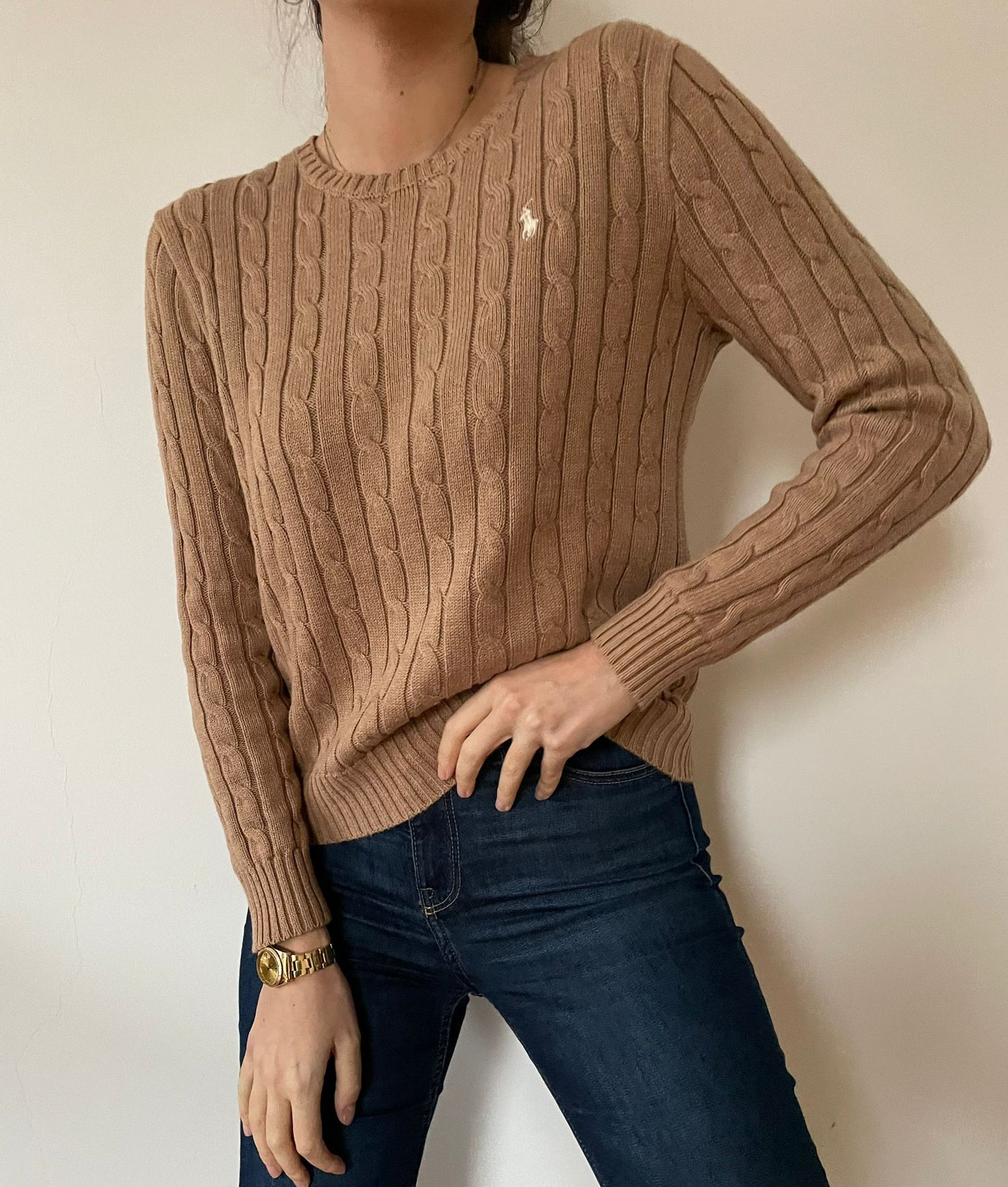 87 Ralph Lauren Tan Sweater