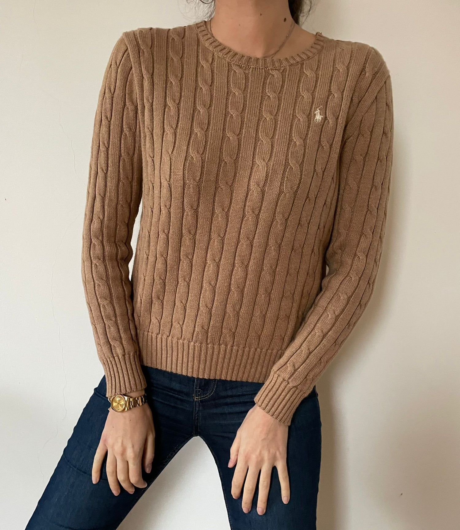 87 Ralph Lauren Tan Sweater