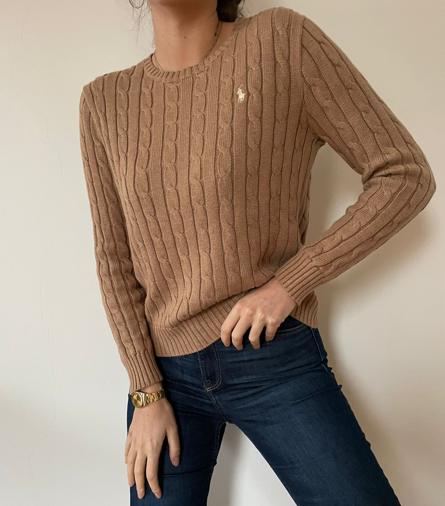 87 Ralph Lauren Tan Sweater