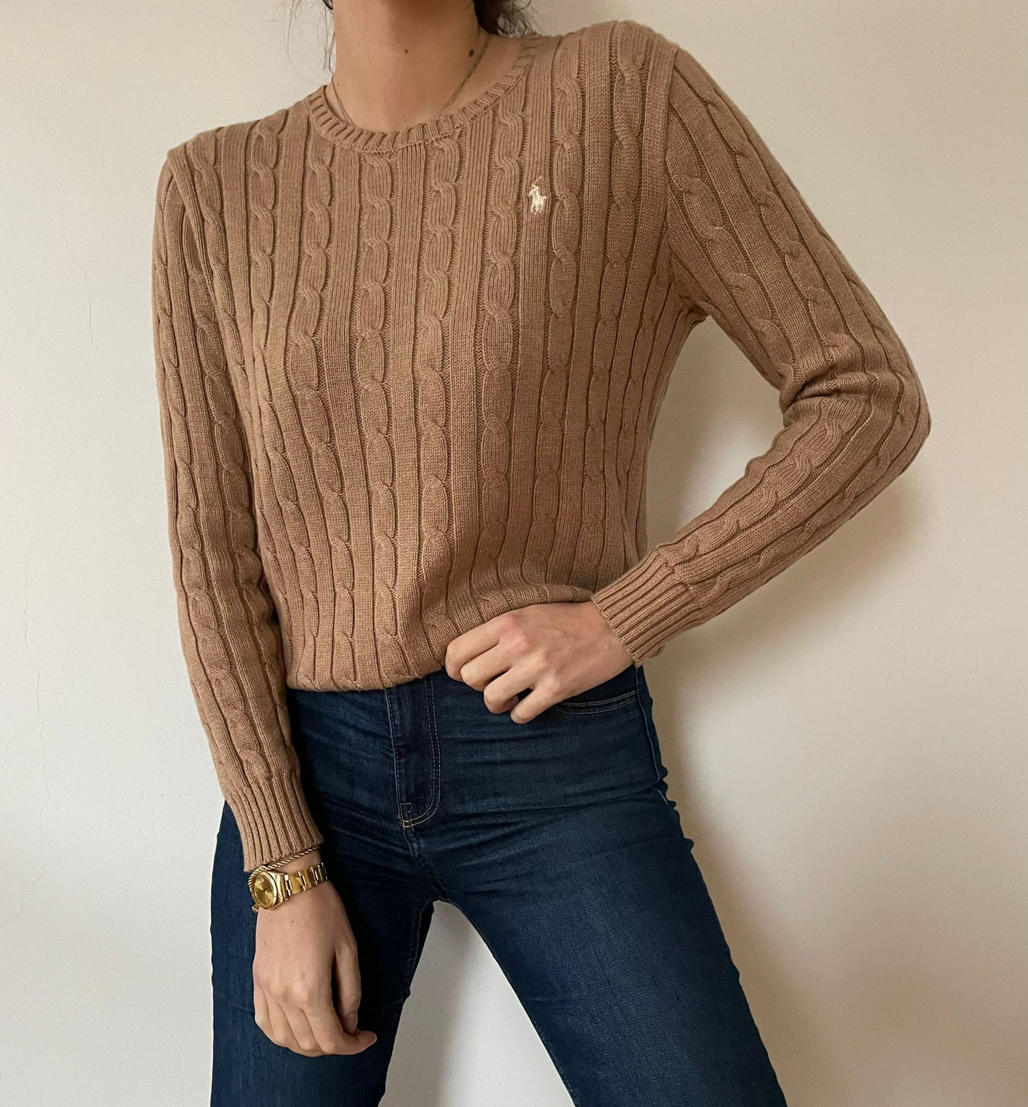 87 Ralph Lauren Tan Sweater