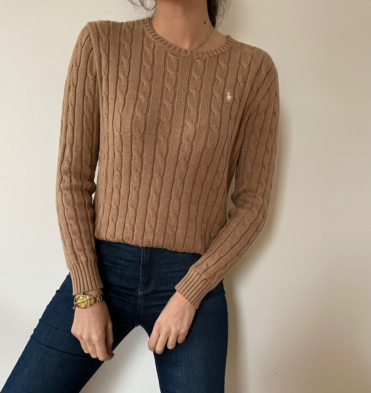 87 Ralph Lauren Tan Sweater