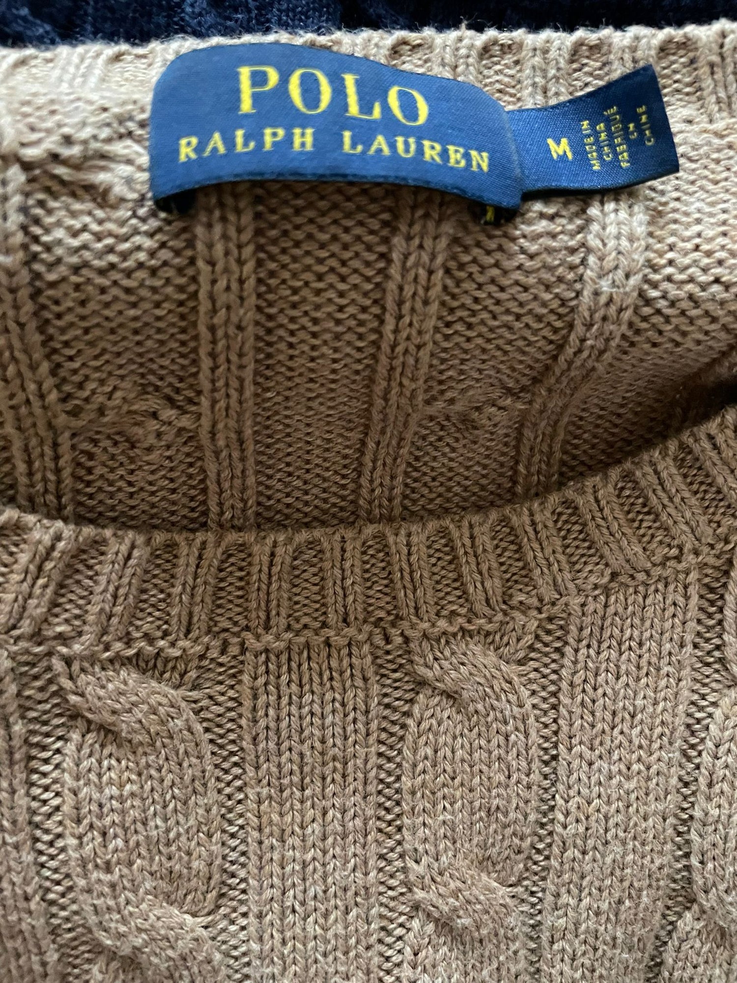 87 Ralph Lauren Tan Sweater