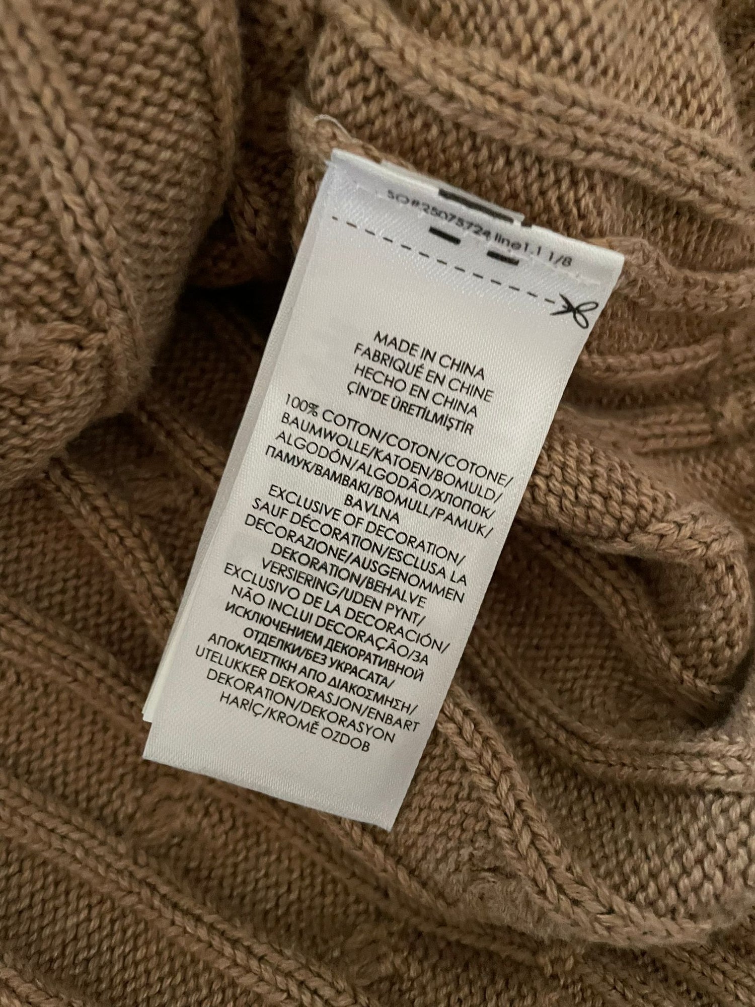 87 Ralph Lauren Tan Sweater