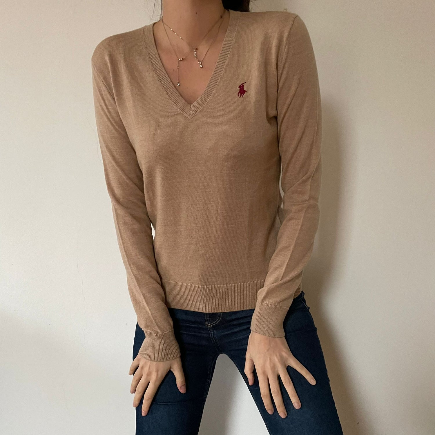 75 Ralph Lauren Tan Sweater