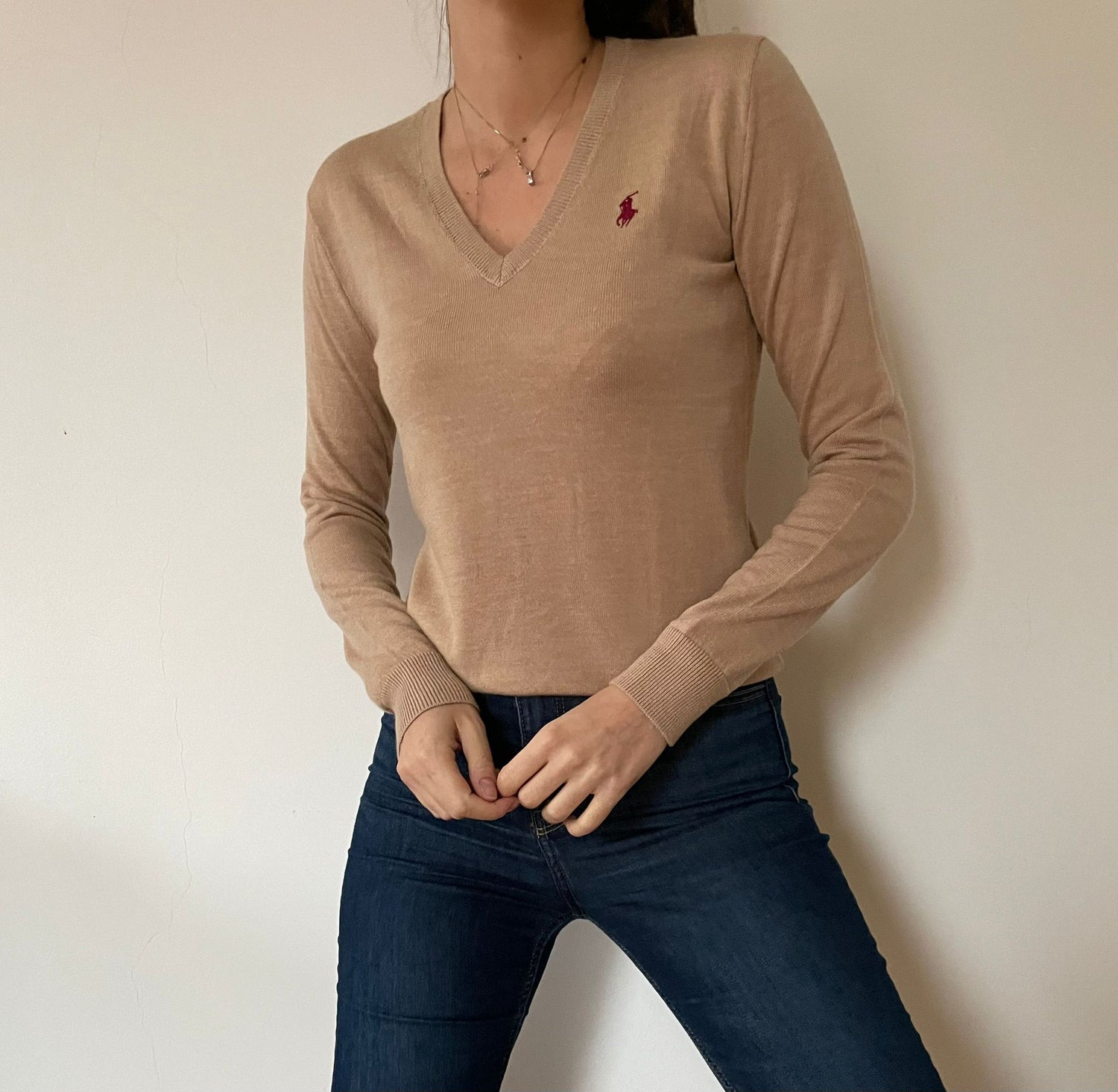 75 Ralph Lauren Tan Sweater