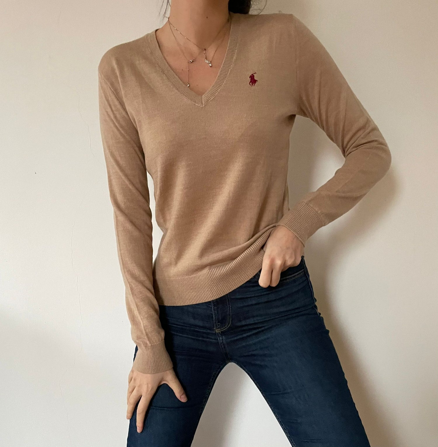 75 Ralph Lauren Tan Sweater