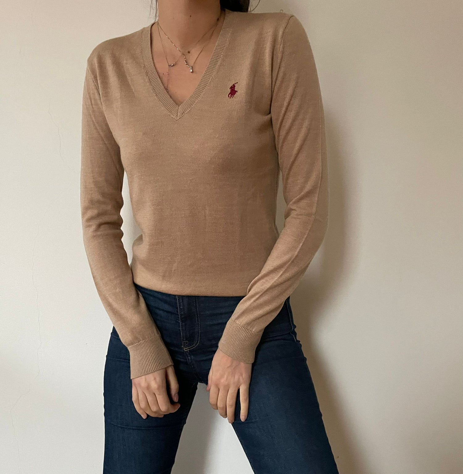 75 Ralph Lauren Tan Sweater