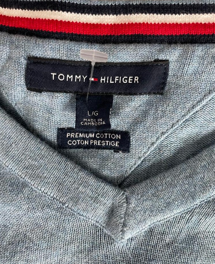 02 Tommy Light Blue Oversized Sweater