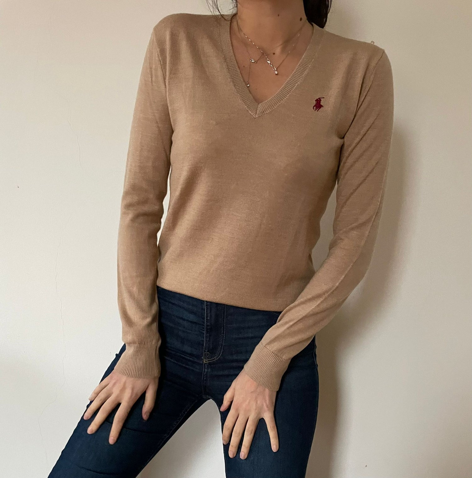 75 Ralph Lauren Tan Sweater