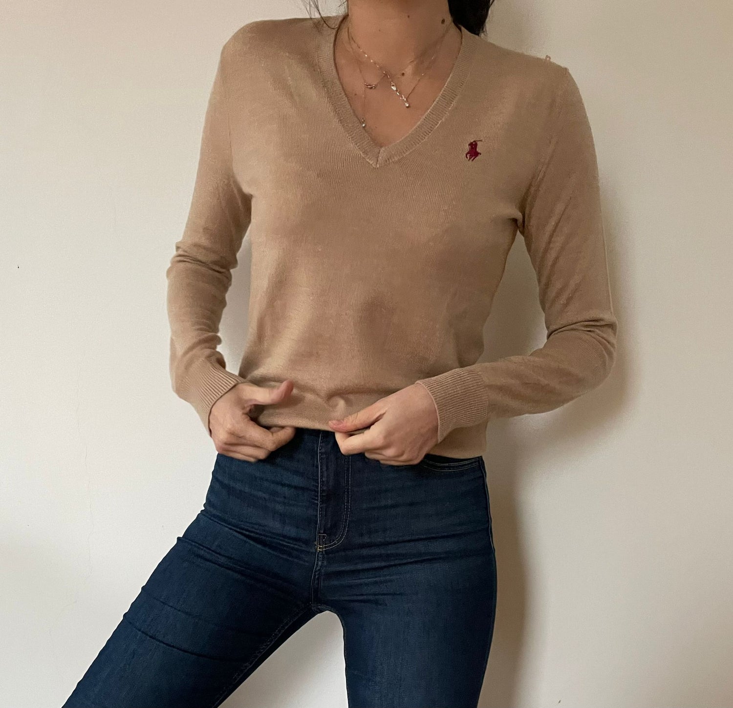 75 Ralph Lauren Tan Sweater