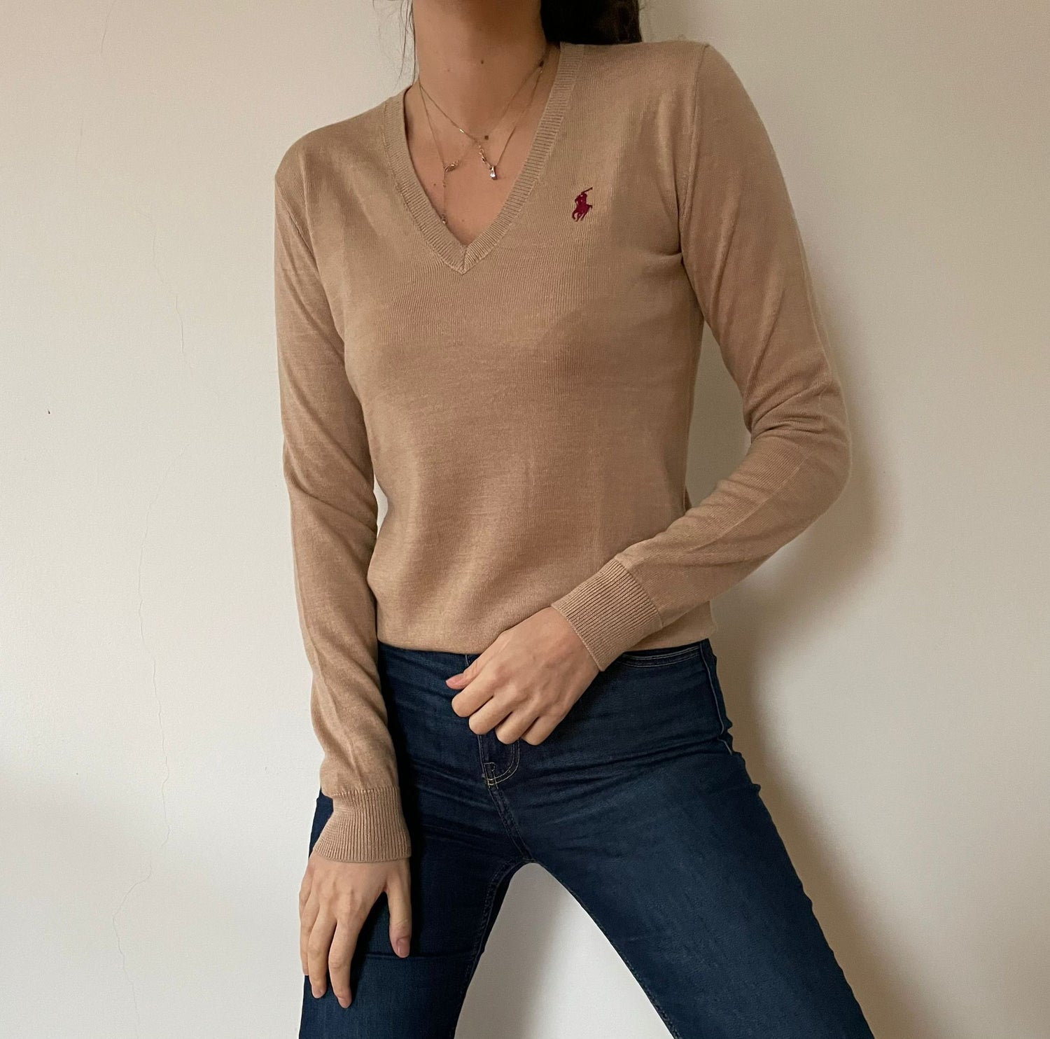 75 Ralph Lauren Tan Sweater
