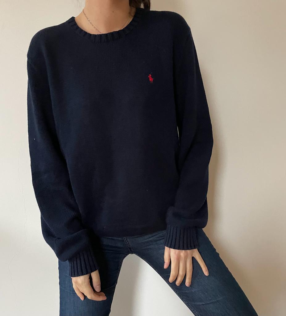 82 Ralph Lauren Navy Sweater