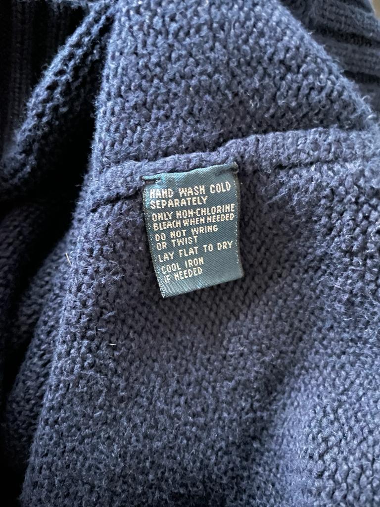 82 Ralph Lauren Navy Sweater