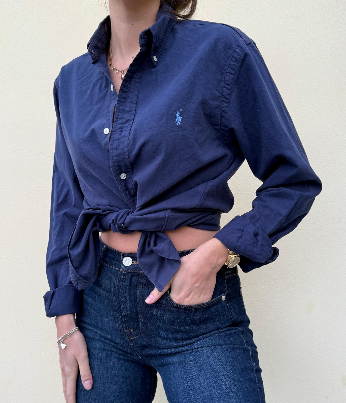 Ralph Lauren Navy Button Down