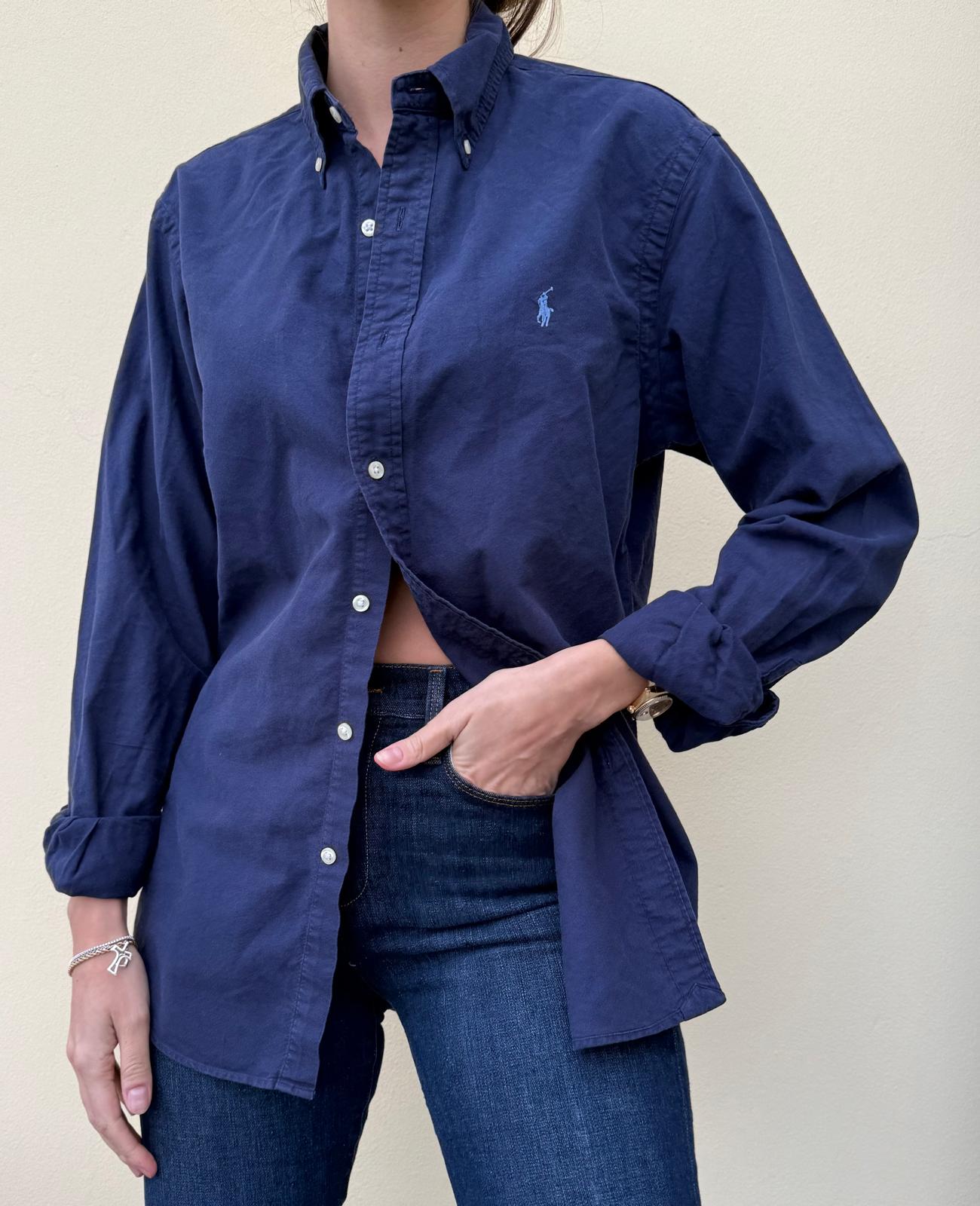 Ralph Lauren Navy Button Down