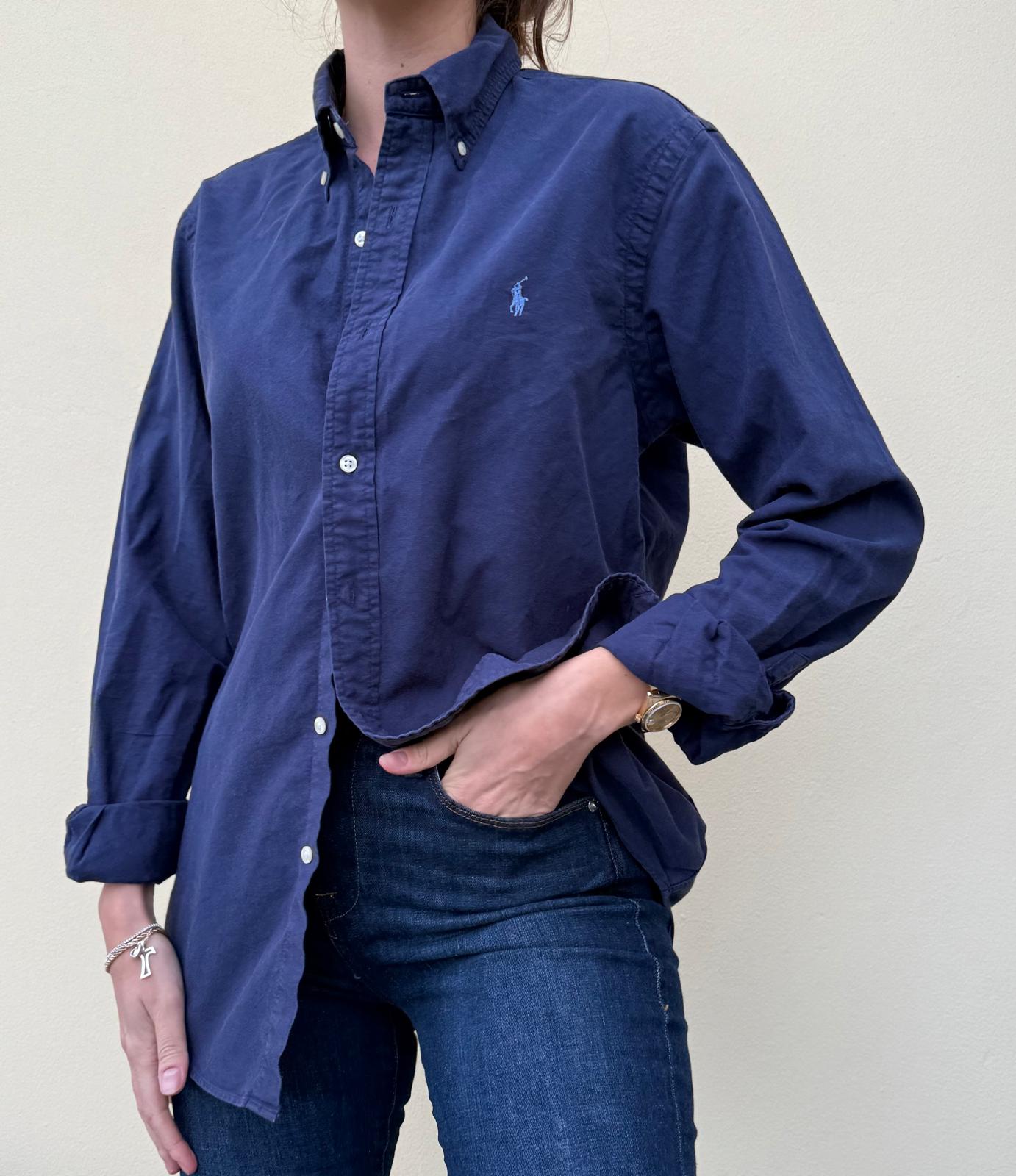 Ralph Lauren Navy Button Down