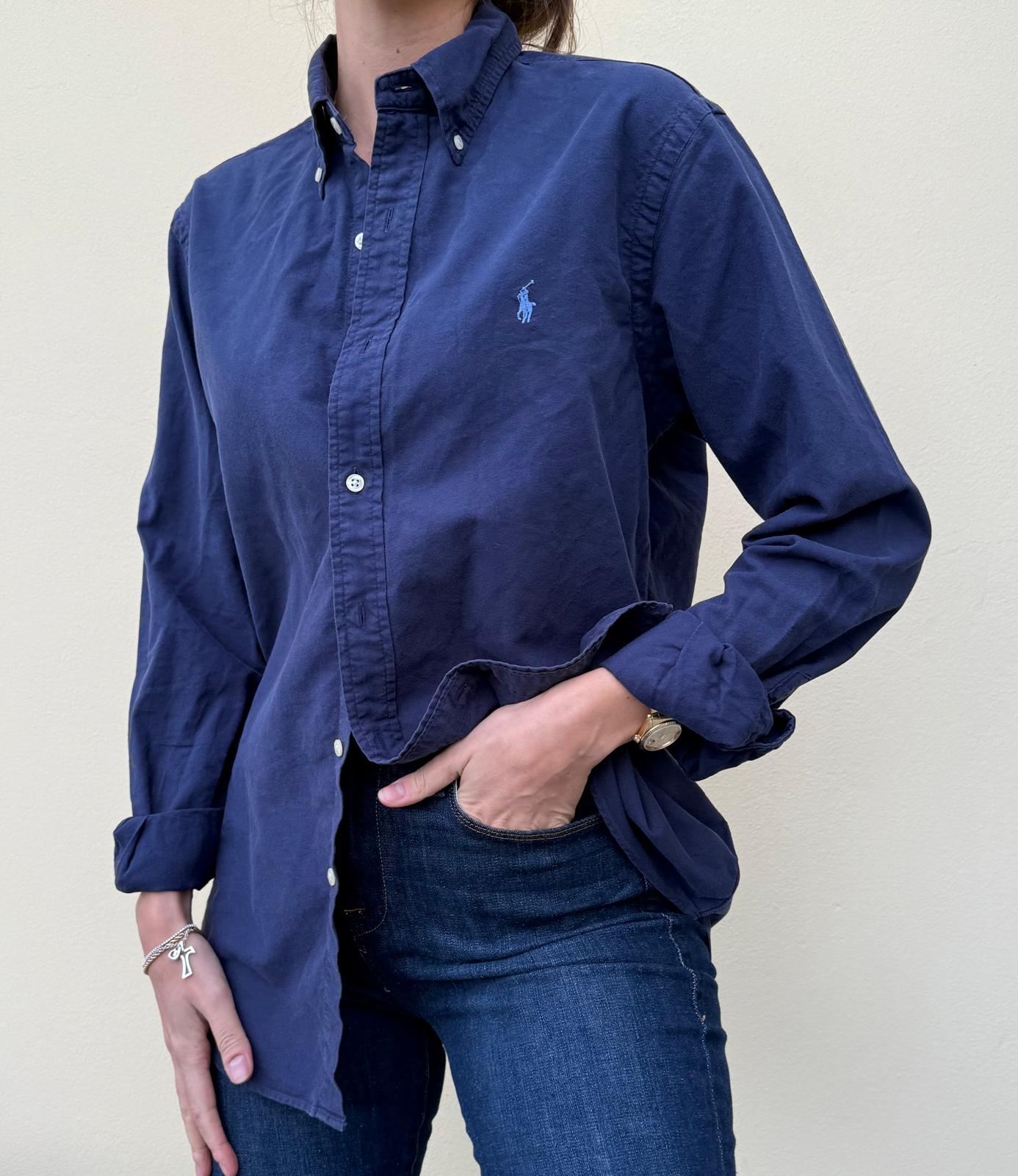 Ralph Lauren Navy Button Down