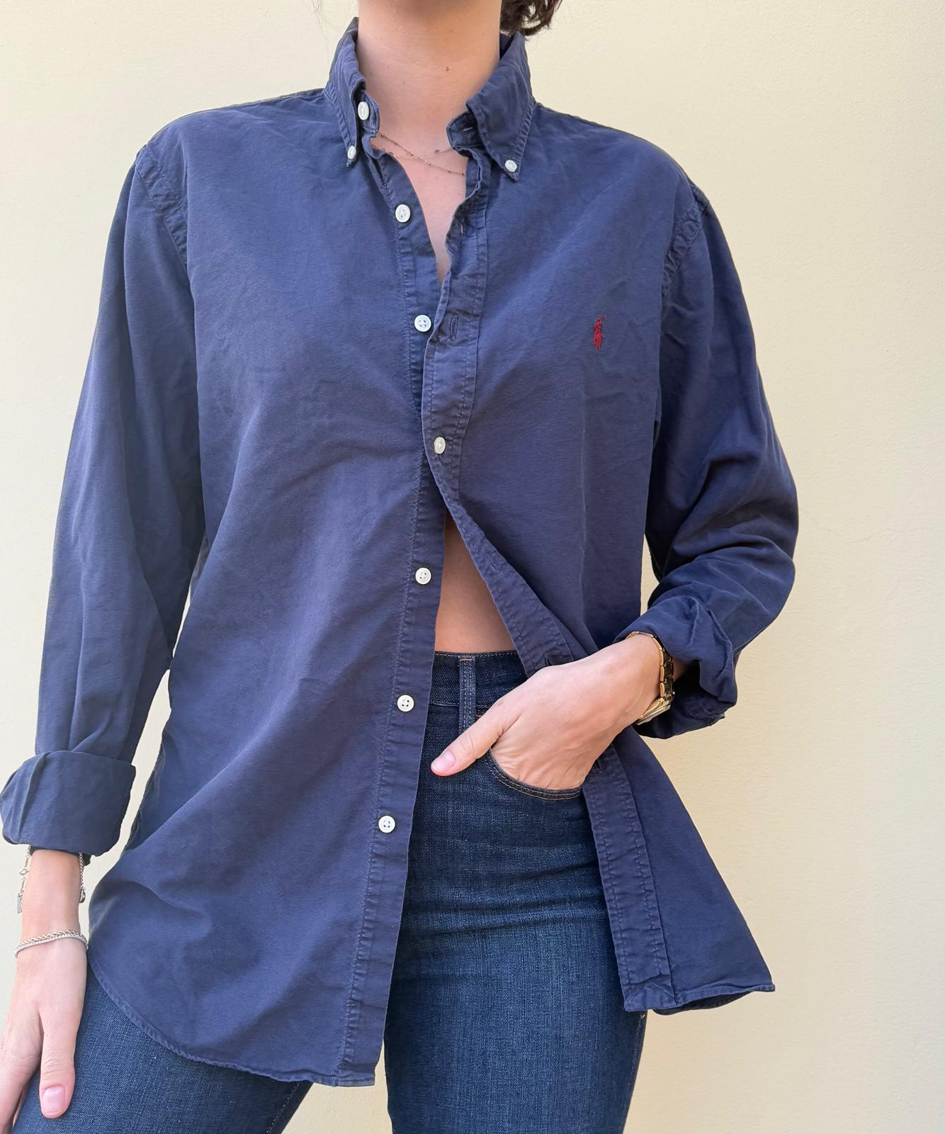 Ralph Lauren Navy Button Down