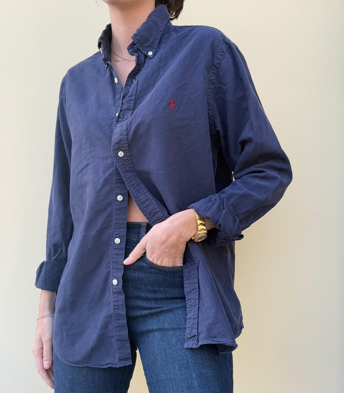 Ralph Lauren Navy Button Down