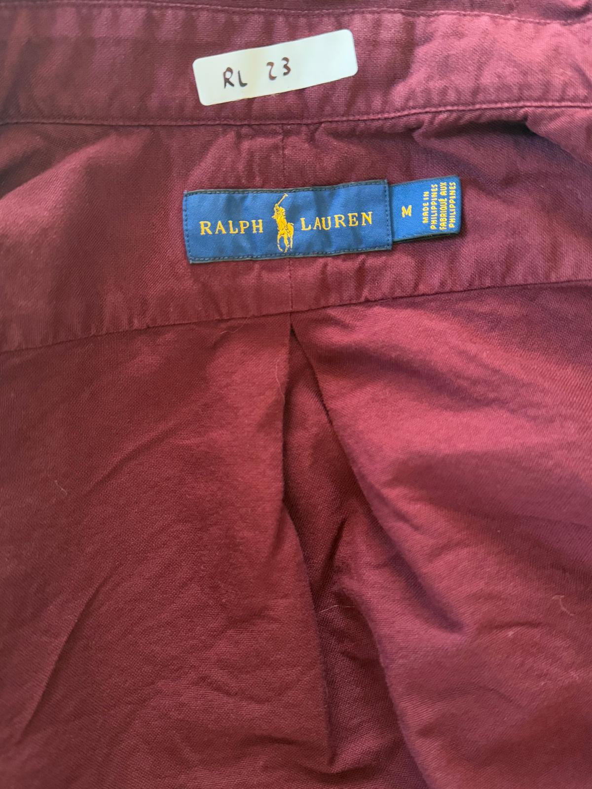 Ralph Lauren Burgundy Button Down