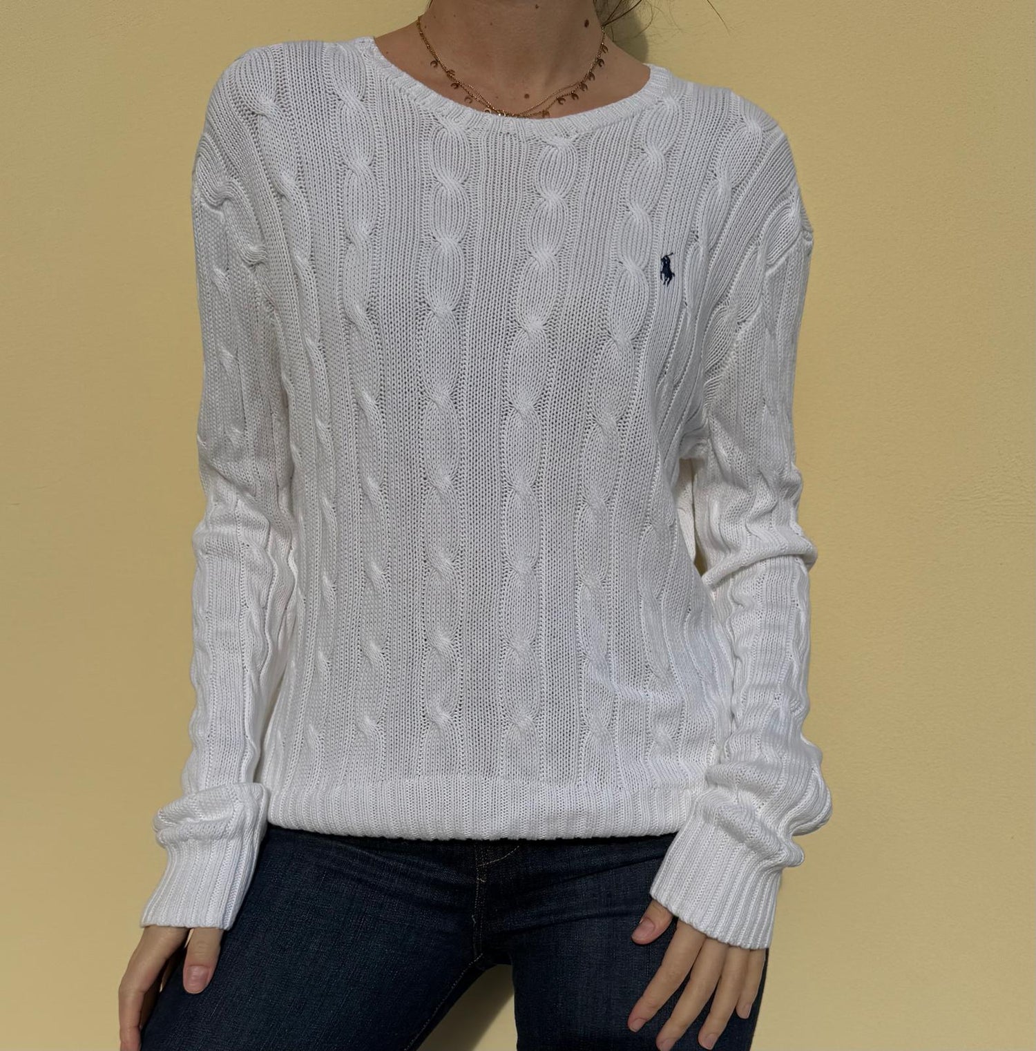 Ralph Lauren White Sweater