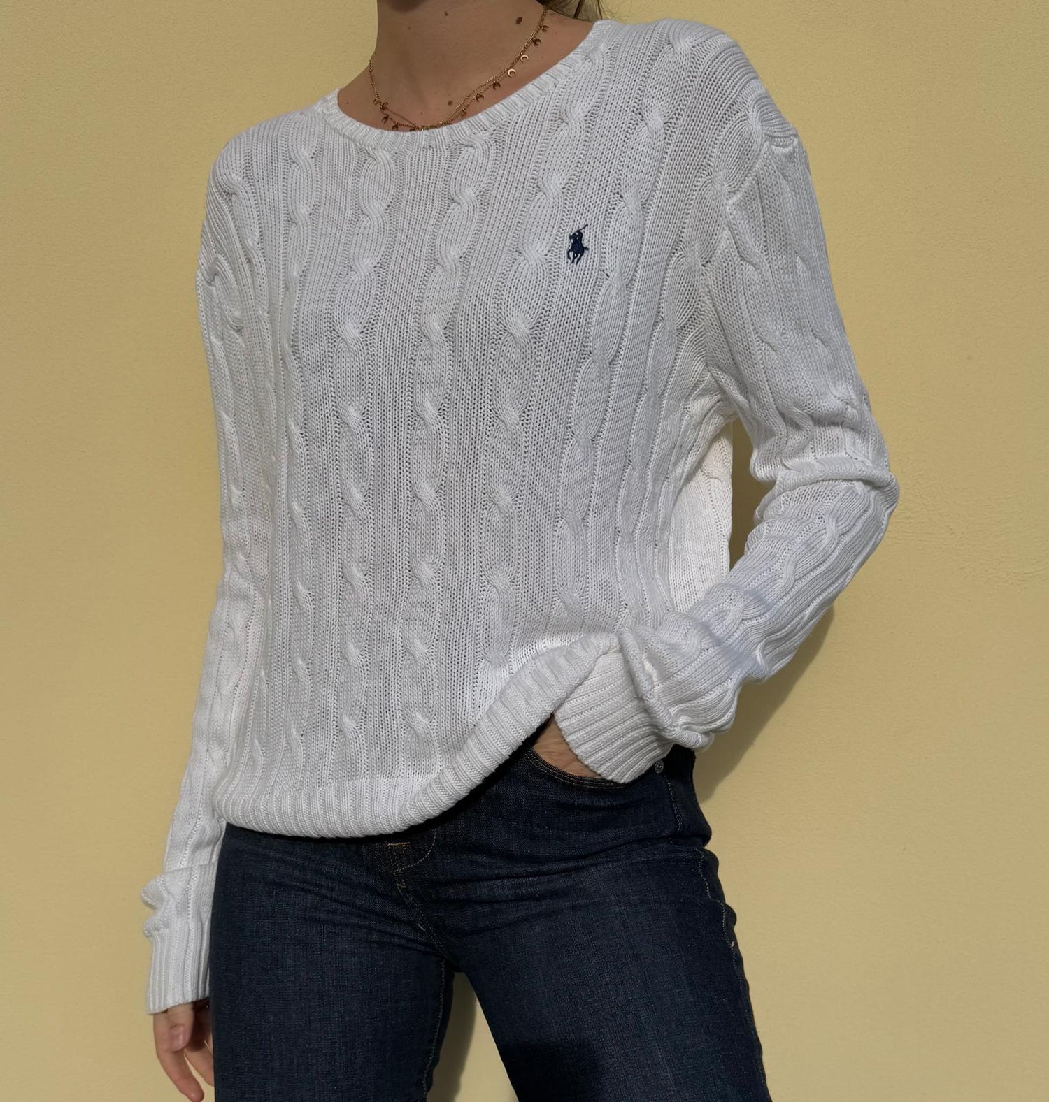 Ralph Lauren White Sweater