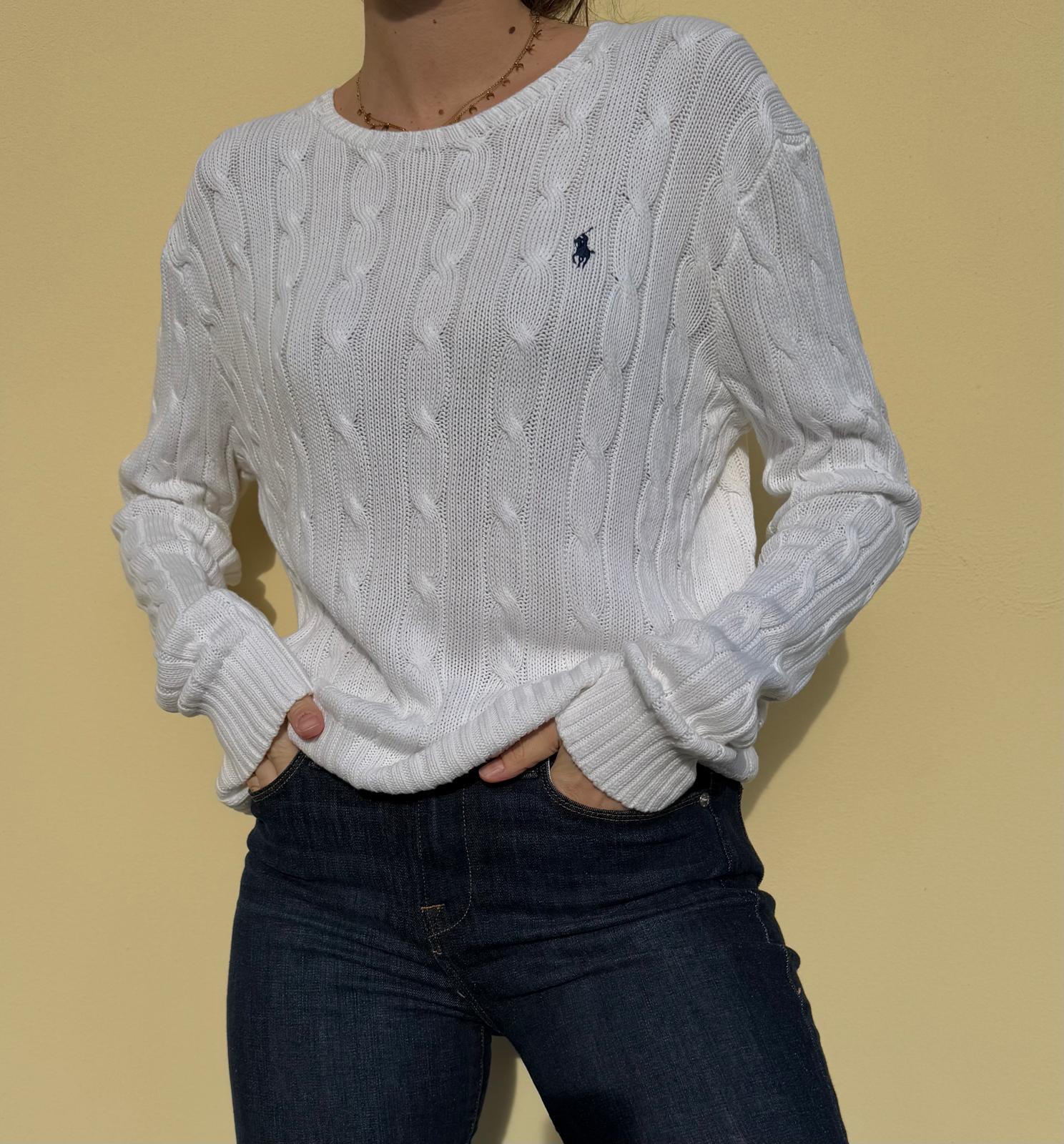 Ralph Lauren White Sweater