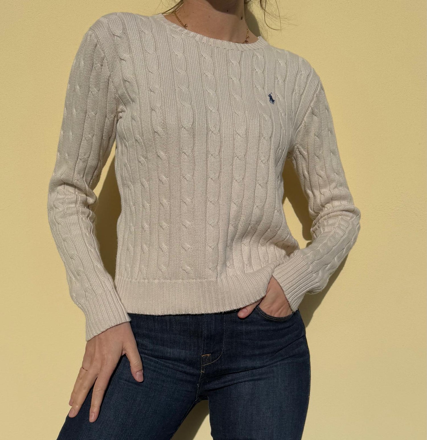 Ralph Lauren Cream Sweater
