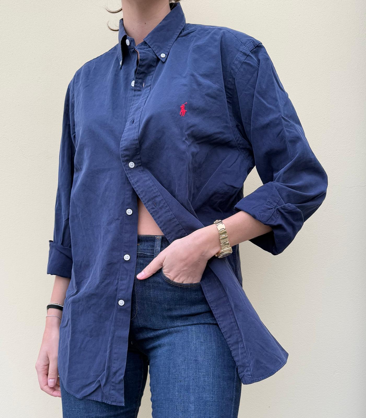 Ralph Lauren Navy Button Down