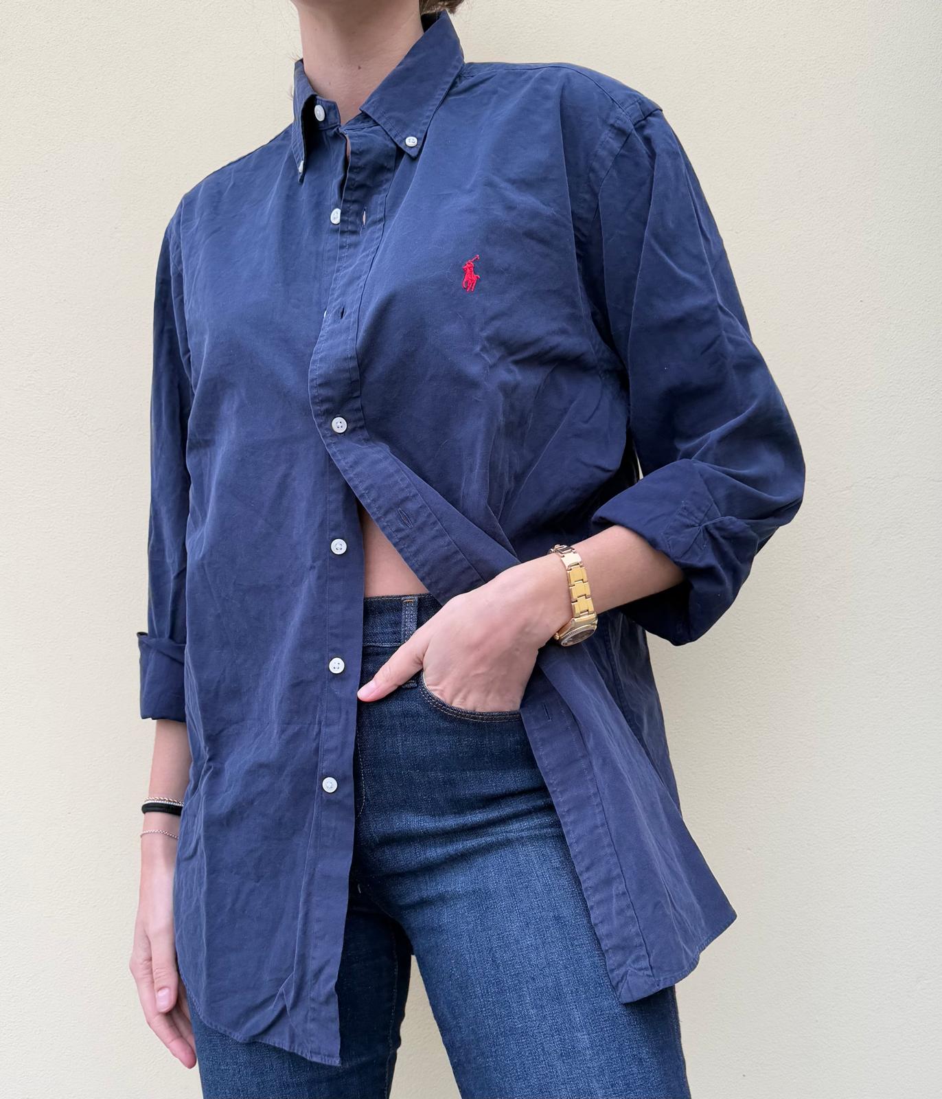 Ralph Lauren Navy Button Down
