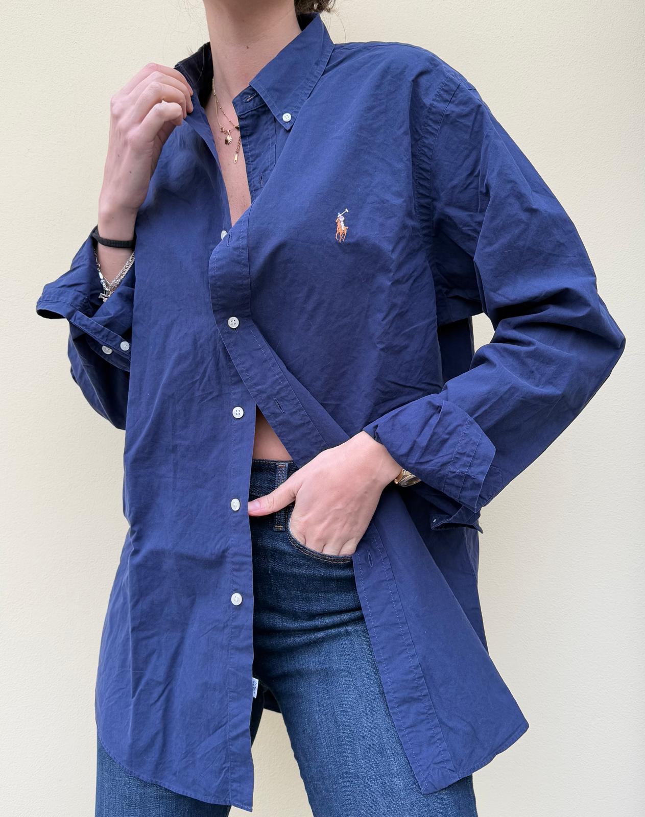 Ralph Lauren Navy Button Down