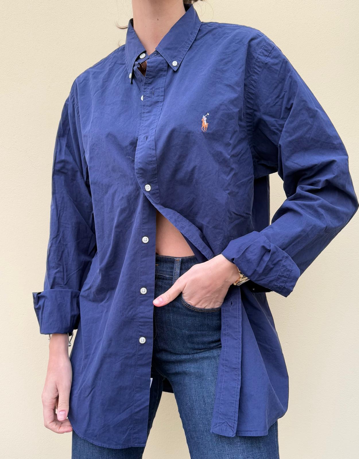 Ralph Lauren Navy Button Down